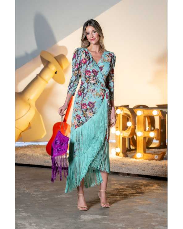 Vestido Isabella Turquesa
