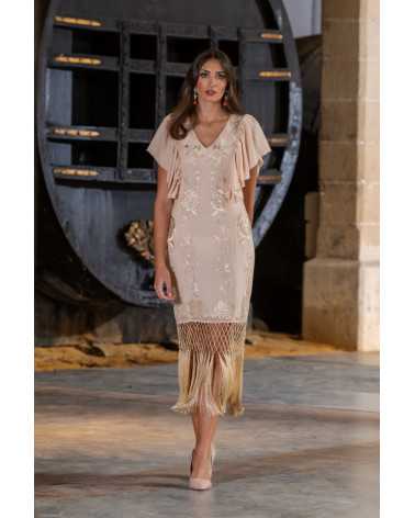 Vestido Soleo Beige