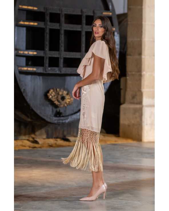 Vestido Soleo Beige