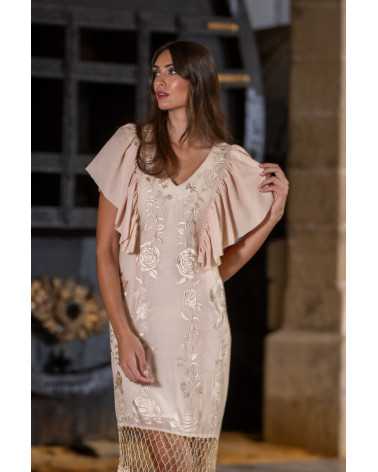 Vestido Soleo Beige