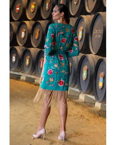 Vestido Alba Verde: Elegancia en Cada Puntada