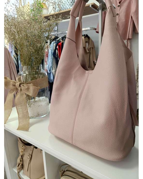 Bolso Jade shopper minimalista efecto piel. Bolso grande Casual