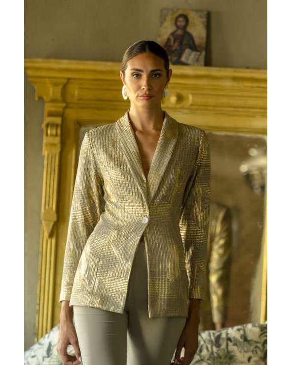Conjunto Gaia Verde mujer elegante. Traje invitada.