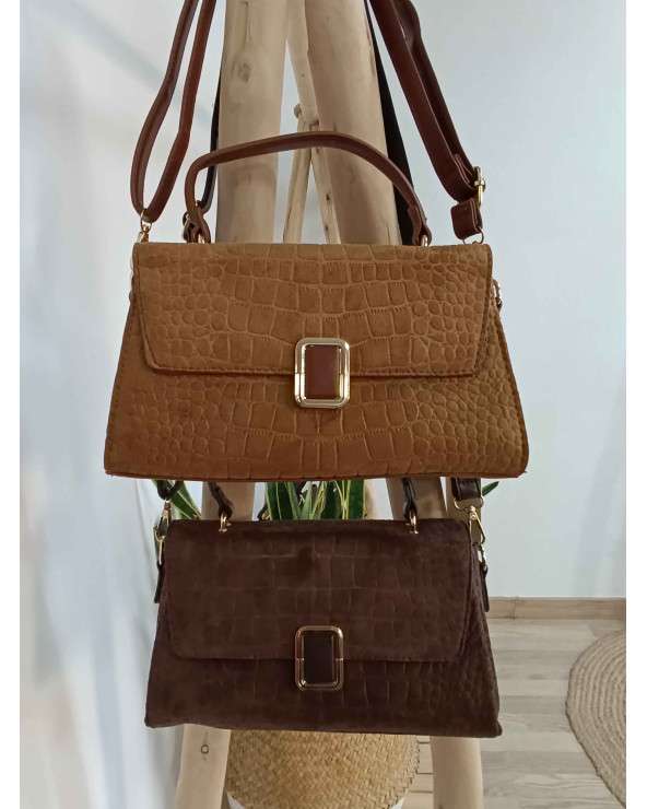 Bolso Paola Efecto Cocodrilo La Ratita Presumida