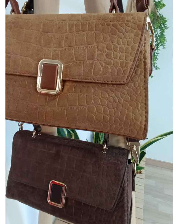 Bolso Paola Efecto Cocodrilo La Ratita Presumida