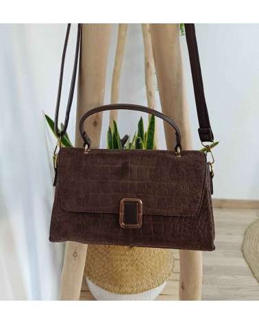 Bolso Paola Efecto Cocodrilo La Ratita Presumida