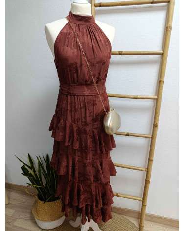 Vestido África Largo con Volantes La Ratita Presumida