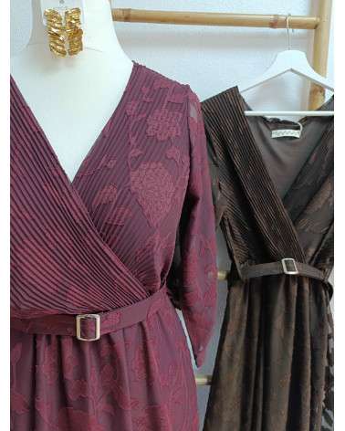 Vestido Artis Midi Floral con Cinturón La Ratita Presumida 35 €