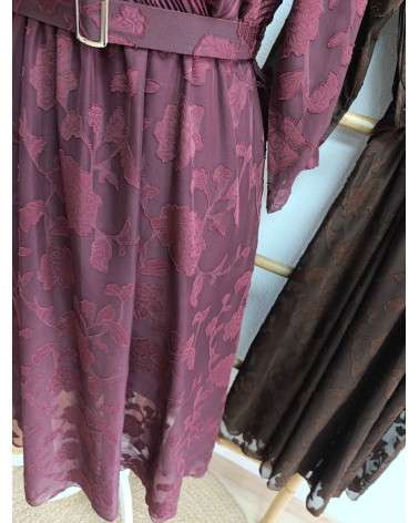 Vestido Artis Midi Floral con Cinturón La Ratita Presumida 35 €