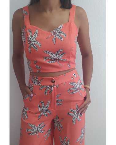 Conjunto naranja la ratita presumida rebajas look Mula Murcia