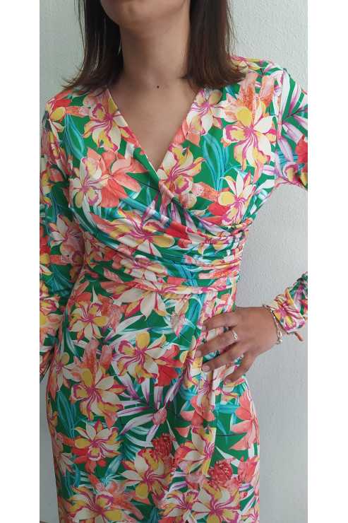 Vestido Flores Sayda