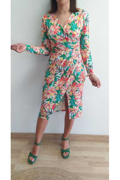 Vestido Flores Sayda