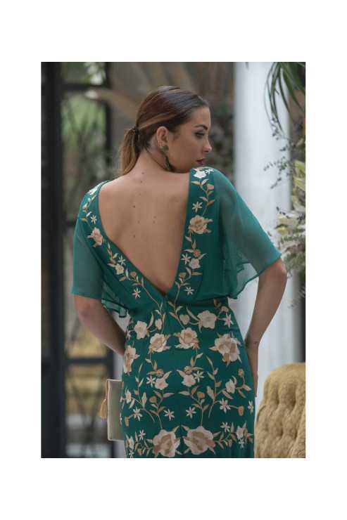 Vestido bordado mantón de manila Vestido bordado mantón de manila