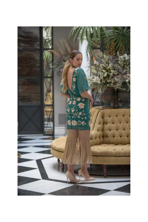 Vestido bordado mantón de manila Vestido bordado mantón de manila